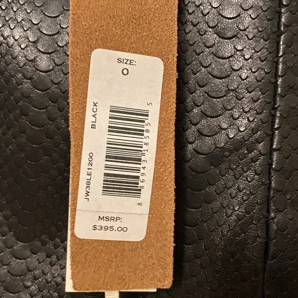 NWT J Brand Black Leather Shorts - Picture 3 of 13